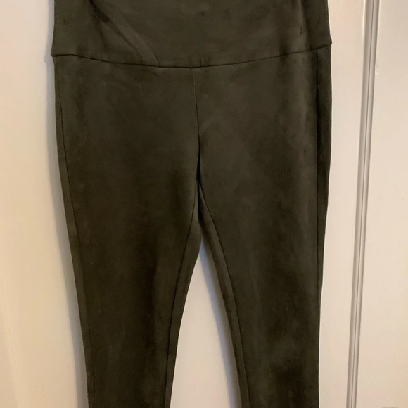 J. McLaughlin forest green faux suede leggings, women’s size XS - Picture 3 of 7